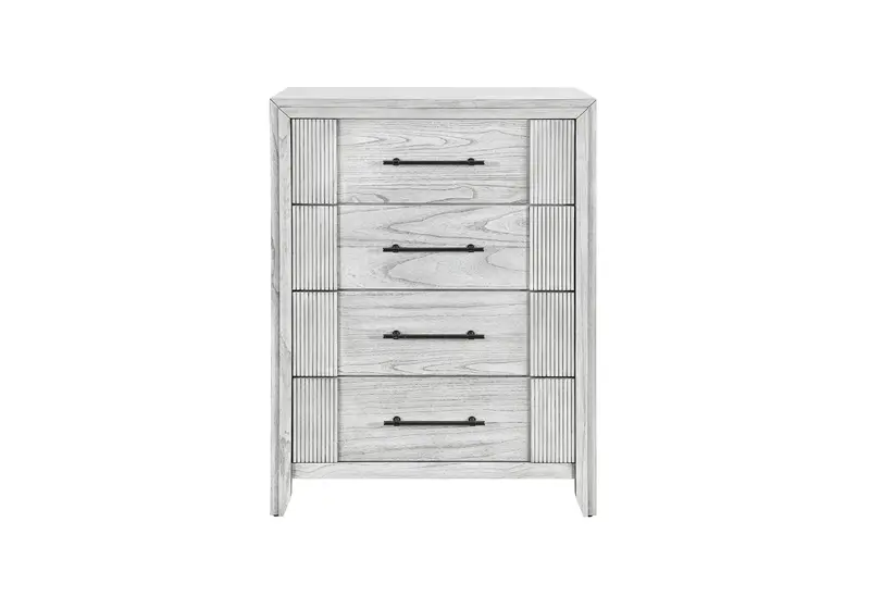 Elsie Grey 6-Drawer Chest Of Drawers 1