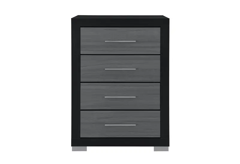 Emma Black/Grey Chest Of Drawers 1