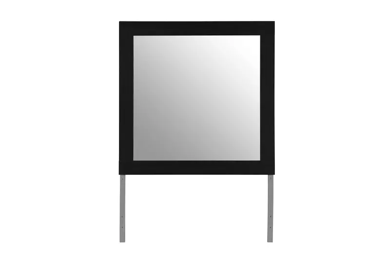Emma Black/Grey Full-Length Mirror 1