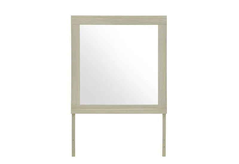 Emma Natural/White Full-Length Mirror 1