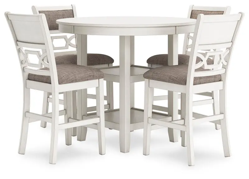 Erinberg Counter-Height Dining Set – Table + 4 Barstools 1