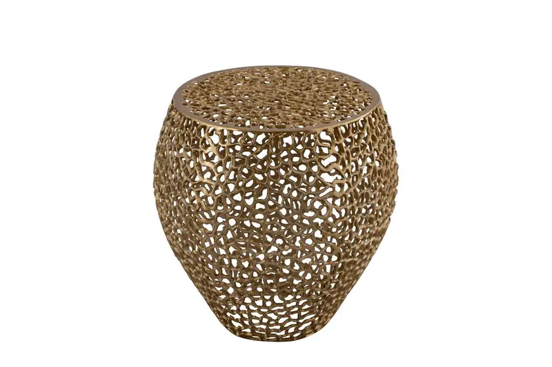 Et3403-18 Modern Coffee Table – Warm Gold Finish 1