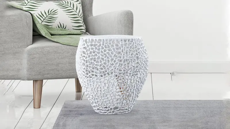 Et3403-18 Modern Coffee Table – White Finish 1