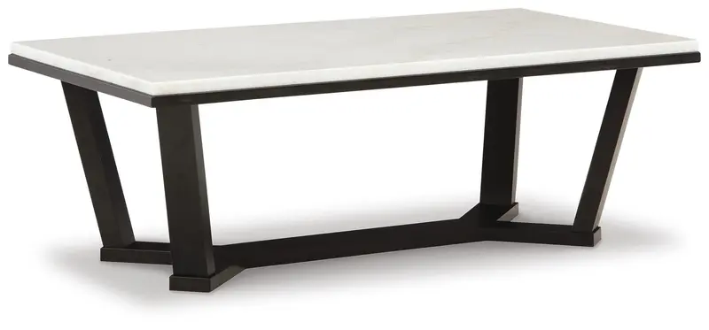 Fostead Rectangular Coffee Table – Sturdy Center Table With Shelf Storage 1