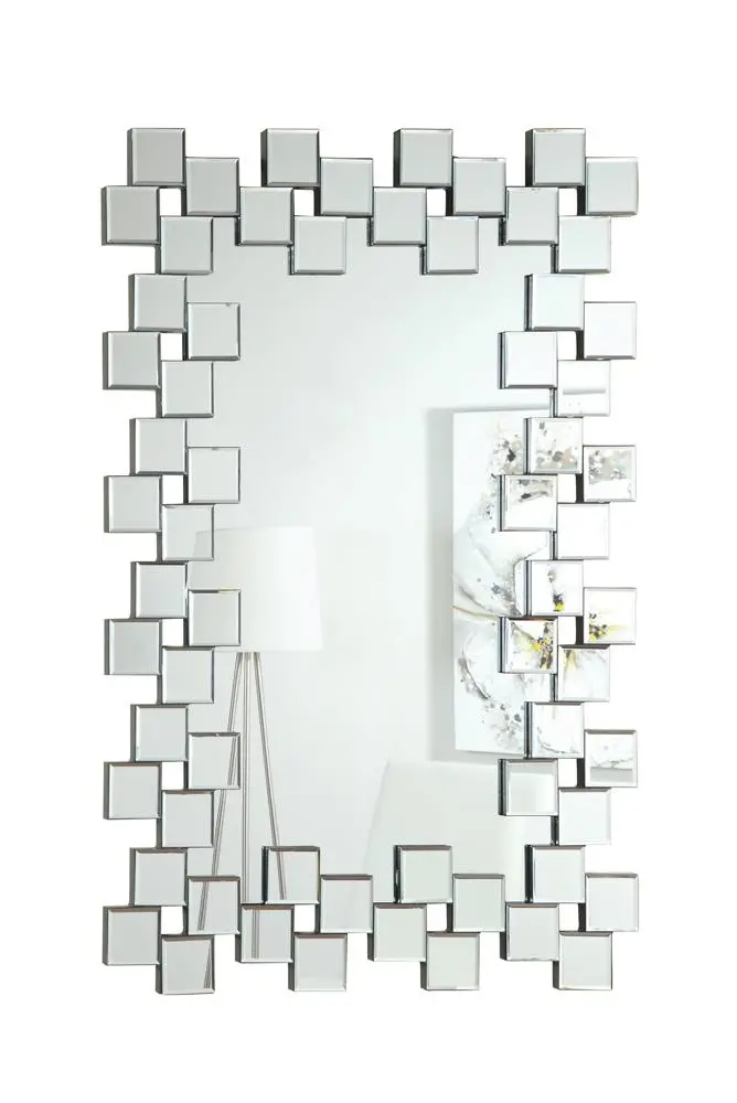 Frameless Clear Wall Mirror – Sleek, Space-Enhancing Design 1