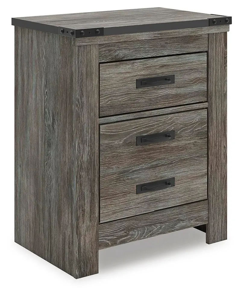Frandern Minimalist Nightstand – Bedside Table With Drawer 1