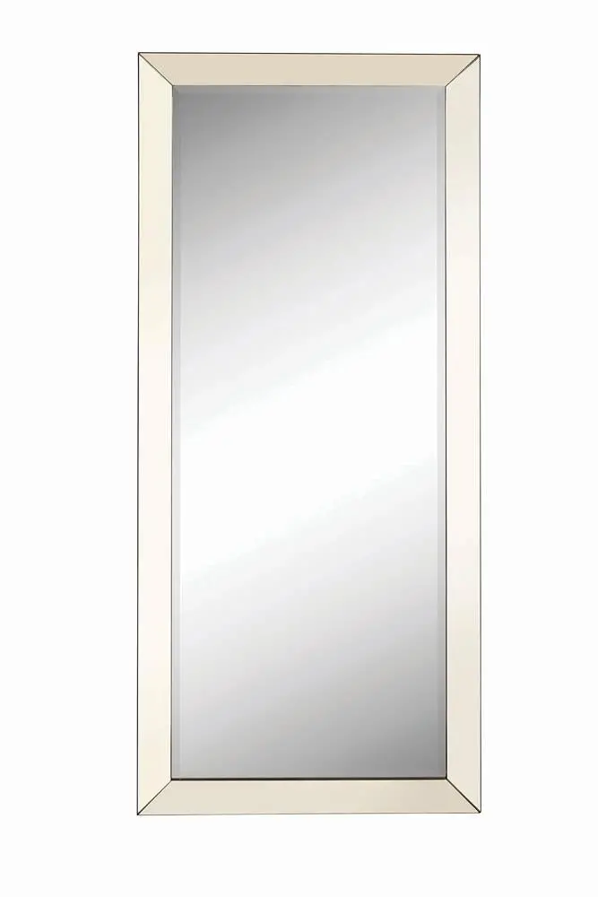Full-Length Floor Mirror With Modern Slim Frame – Standing Reflective Accent 1