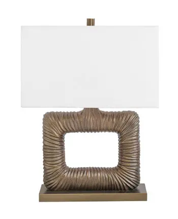 Garronby Ceramic Table Lamp With Linen Shade 1