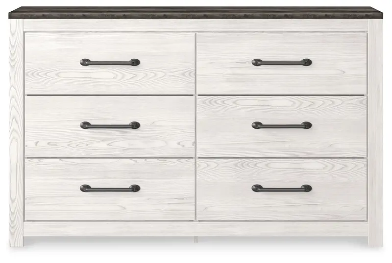 Gerridan 6-Drawer Wooden Dresser – Spacious Bedroom Storage Unit 1