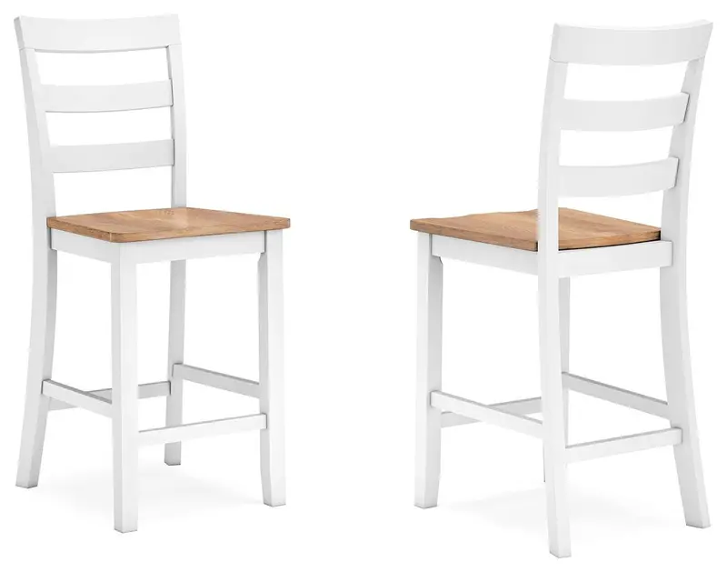 Gesthaven Adjustable Counter-Height Barstool – Padded Seat With Footrest 1