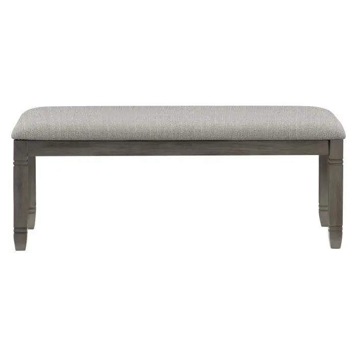 Granby Antique Gray Wooden Bench (Model 5627Gy-13) 1