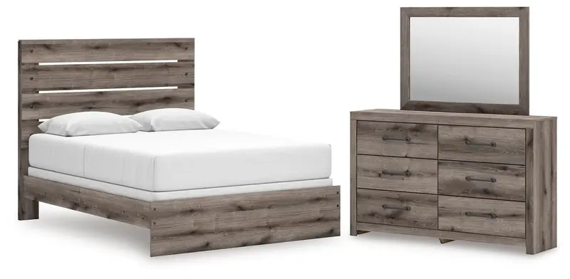 Graystorm Dark Wood Bedroom Furniture Set 1
