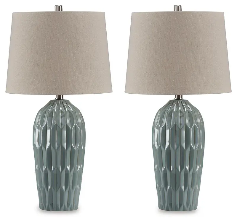 Hadbury Ceramic Table Lamp Duo 1