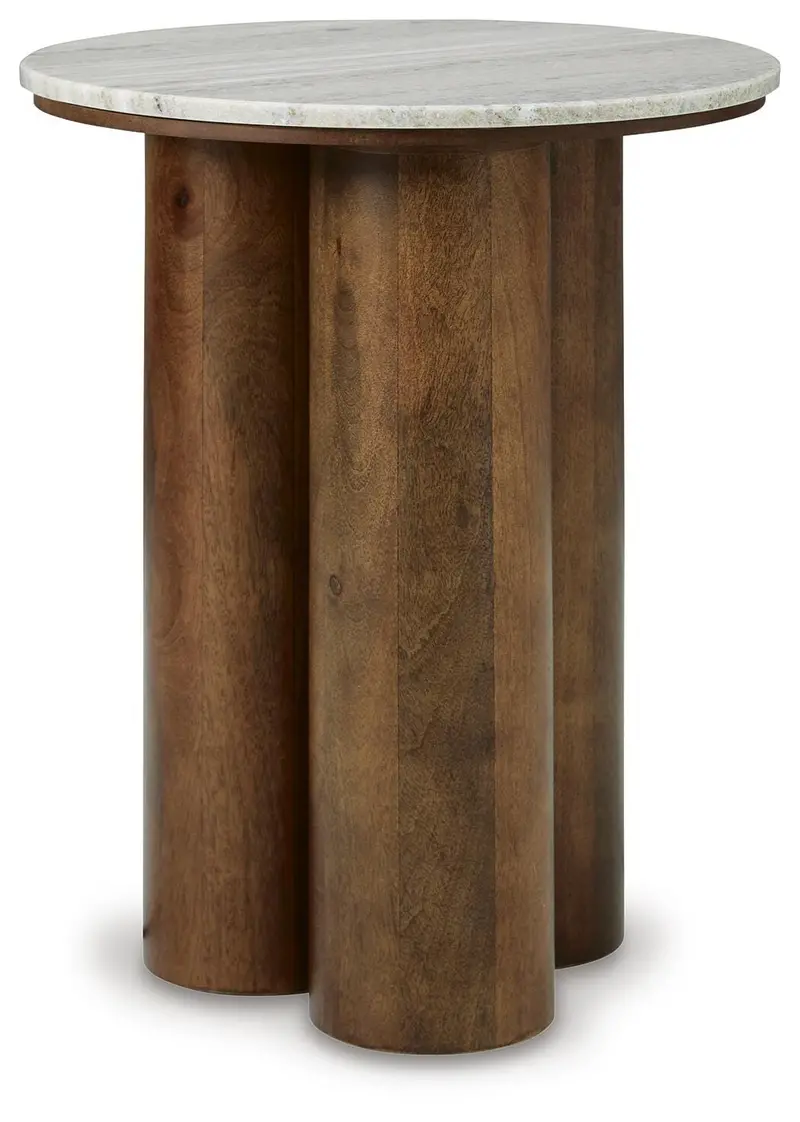 Henfield Round Accent Table With Shelf Storage 1