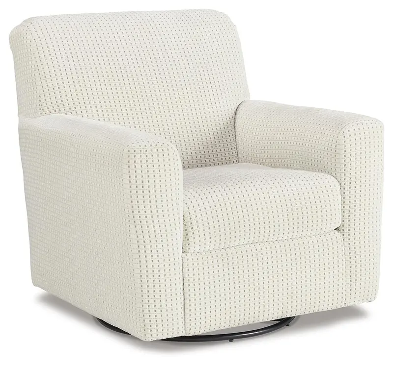 Herstow Swivel Glider Accent Chair With Rocking Base 1