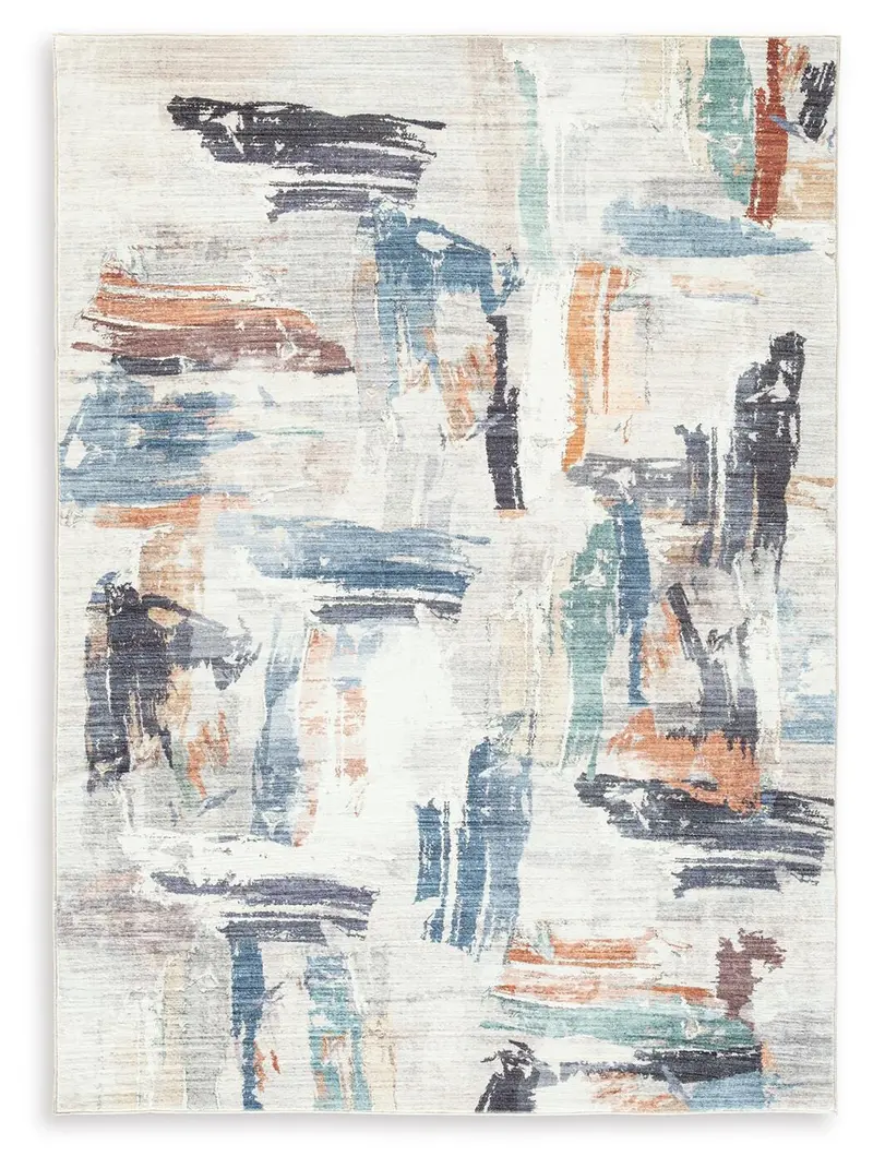 Hessland Stain-Resistant Washable Area Rug 1