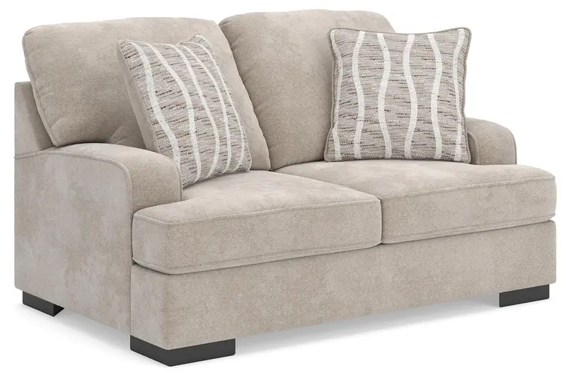 High Profile Compact Loveseat For Small Spaces 1