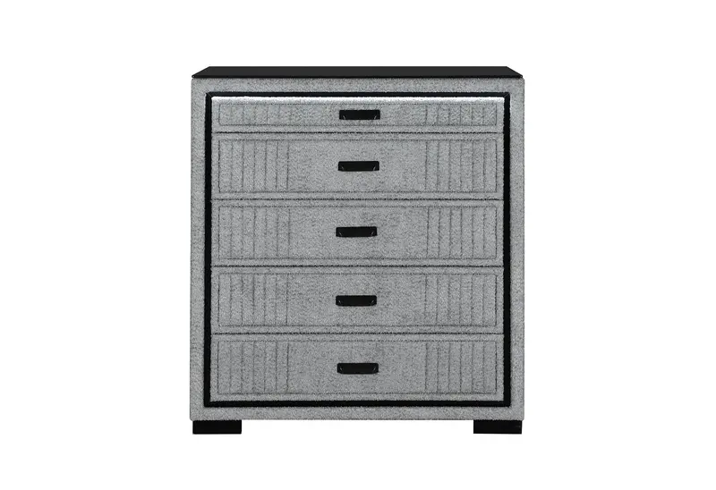 Isabella Grey Led Chest Of Drawers 1