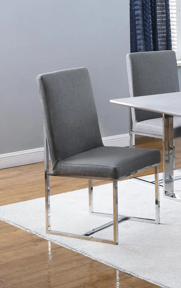Jackson Modern Grey Upholstered Dining Chair 1