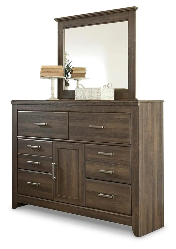 Juararo 6-Drawer Dresser With Matching Full-Length Mirror 1