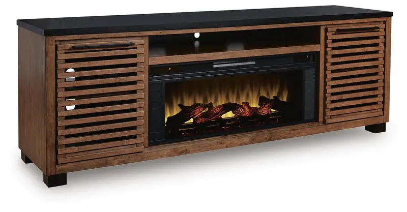 Kallari 84-Inch Electric Fireplace Tv Stand 1