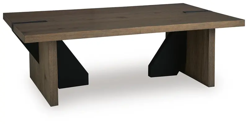Kandinew Minimalist Coffee Table With Storage Shelf 1