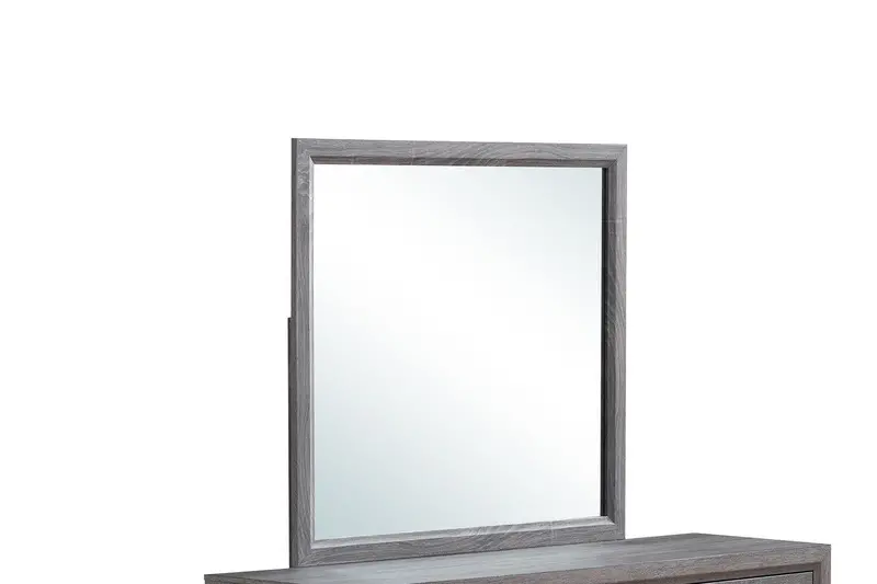 Kate Foil Grey Accent Mirror 1