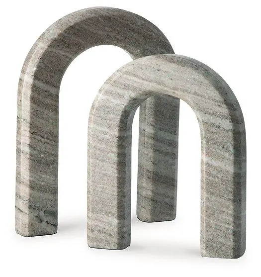 Keithton Abstract Metal Sculpture Pair – Set Of 2 1