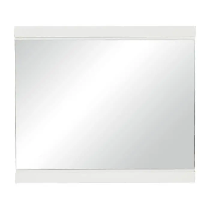 Kerren Sleek White Wall Mirror For Bedroom Or Entryway (1678W-6) 1