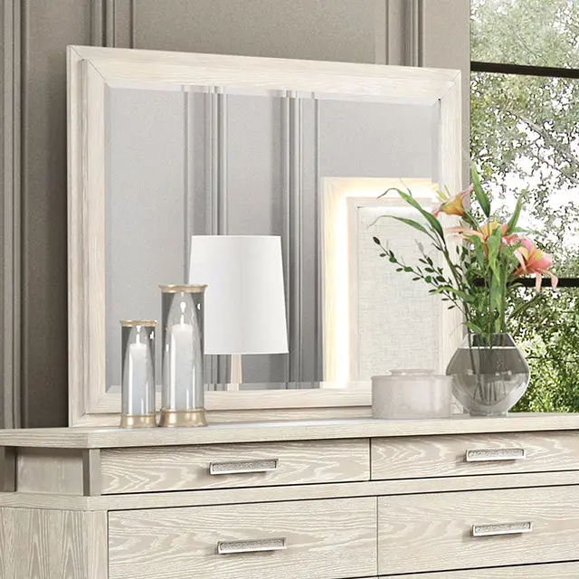 Lafayette Wall-Mounted Mirror – Framed Oval Design 1