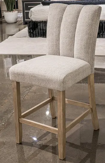 Larawyn Padded Counter-Height Barstool With Back Support 1