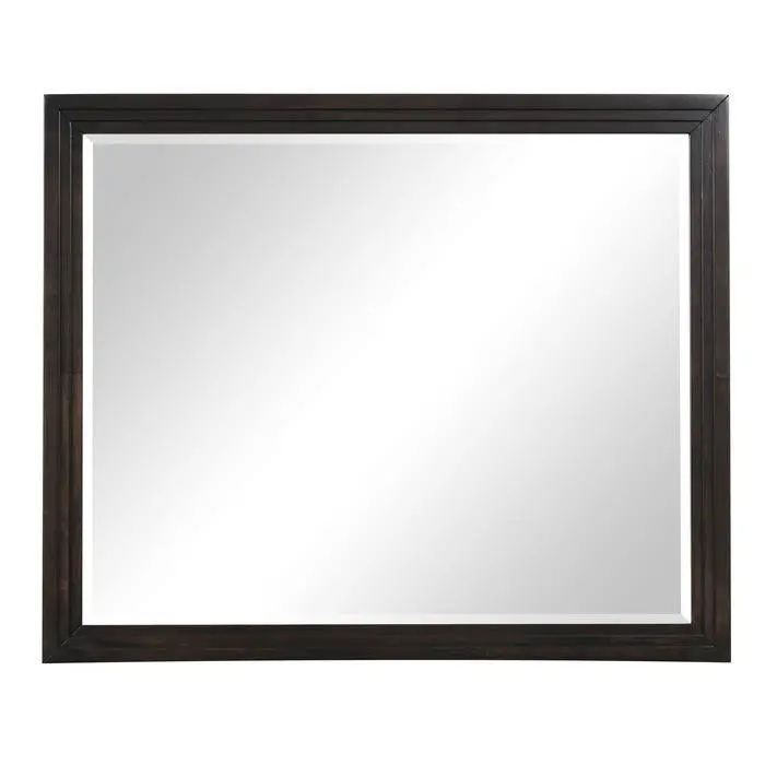 Larchmont Charcoal-Finished Wall Mirror – Modern Rectangular Frame, Style 5424-6 1
