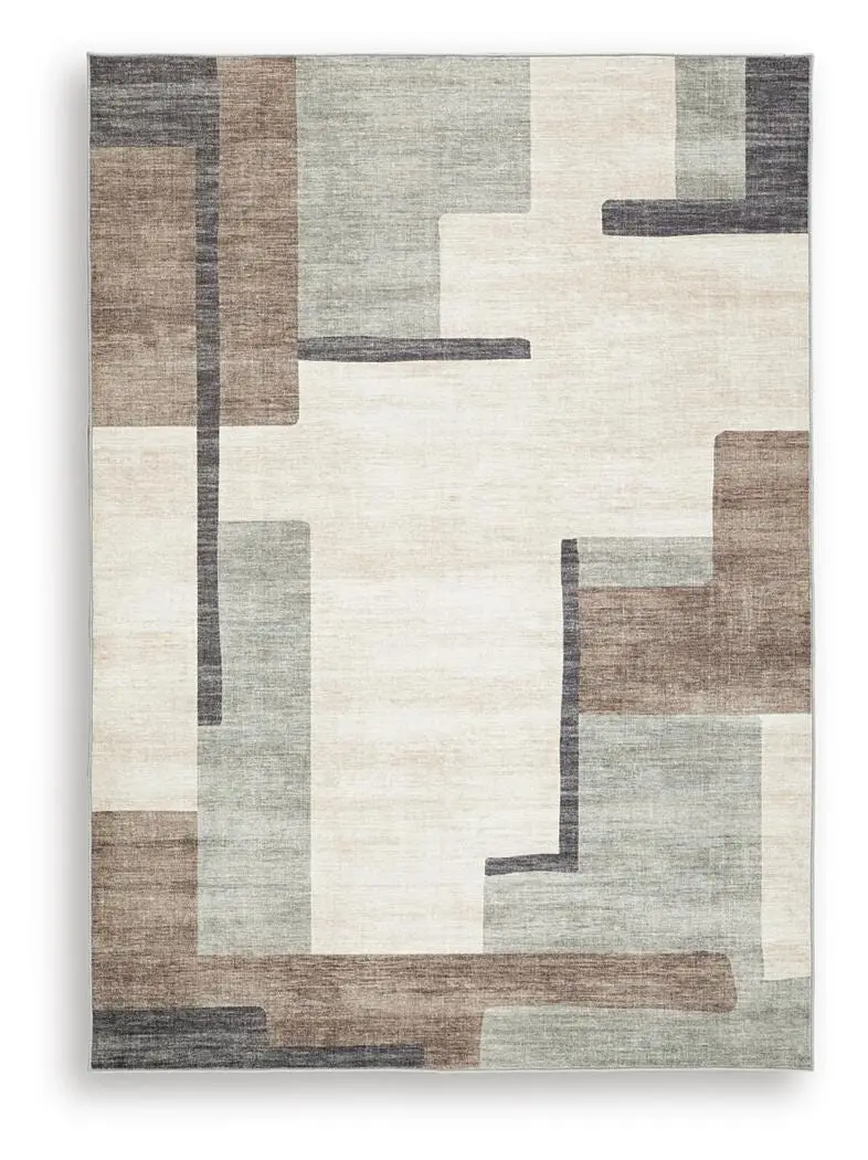 Larkport Soft-Touch Washable Area Rug For High-Traffic Areas 1