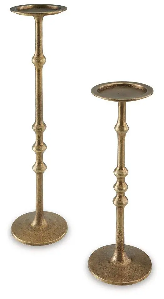 Larwick Decorative Metal Candle Holders – Set Of Two 1