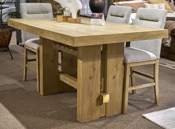 Lasinger Counter-Height Dining Table – Rustic Modern Design 1
