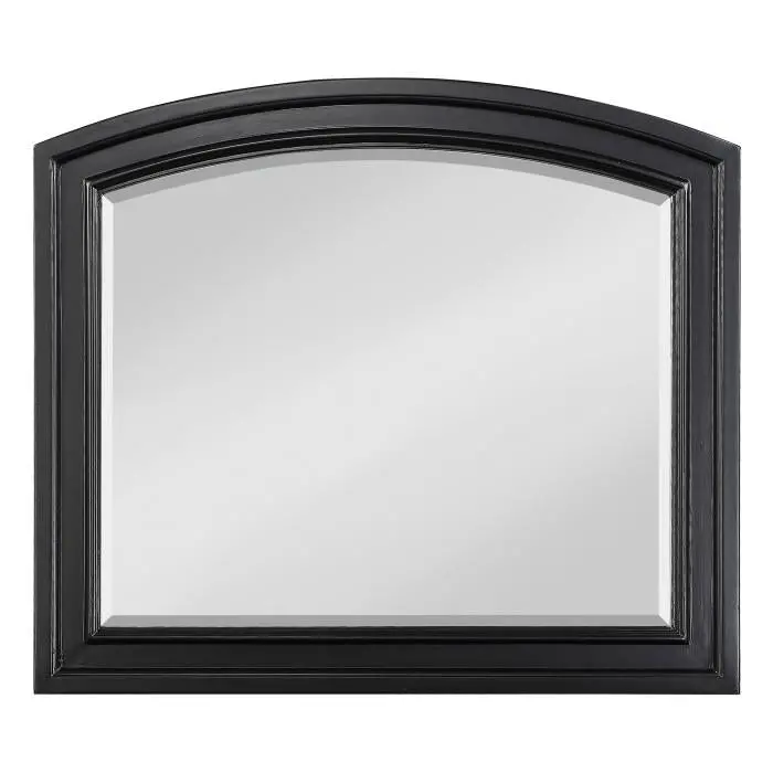 Laurelin Black Framed Wall Mirror – Sleek Rectangular Style (1714Bk-6) 1