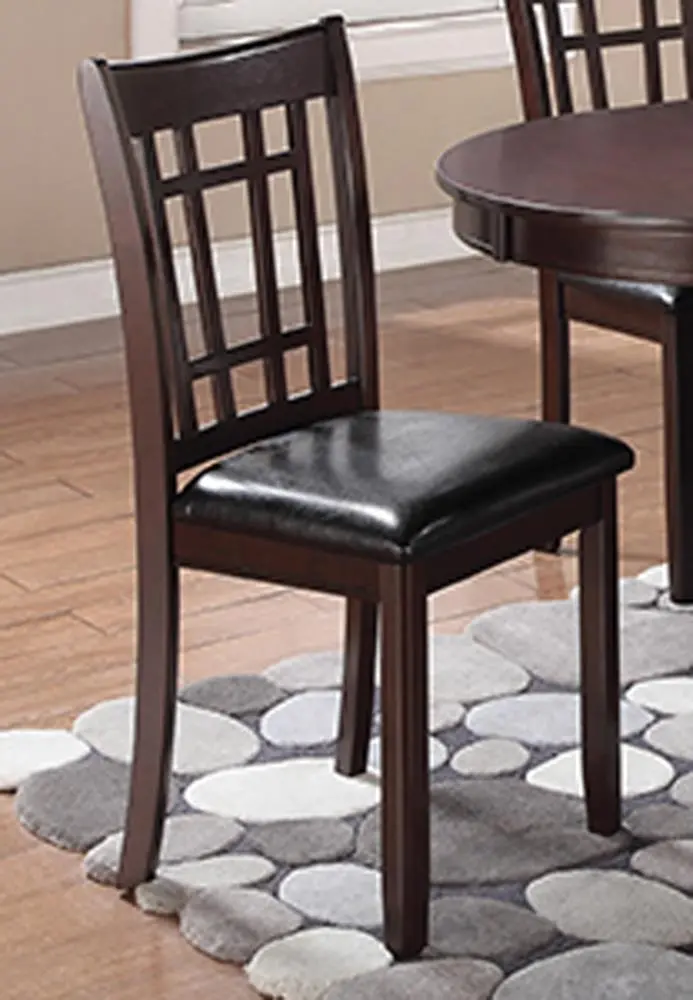 Lavon Transitional Warm Brown Dining Chair (Each) 1