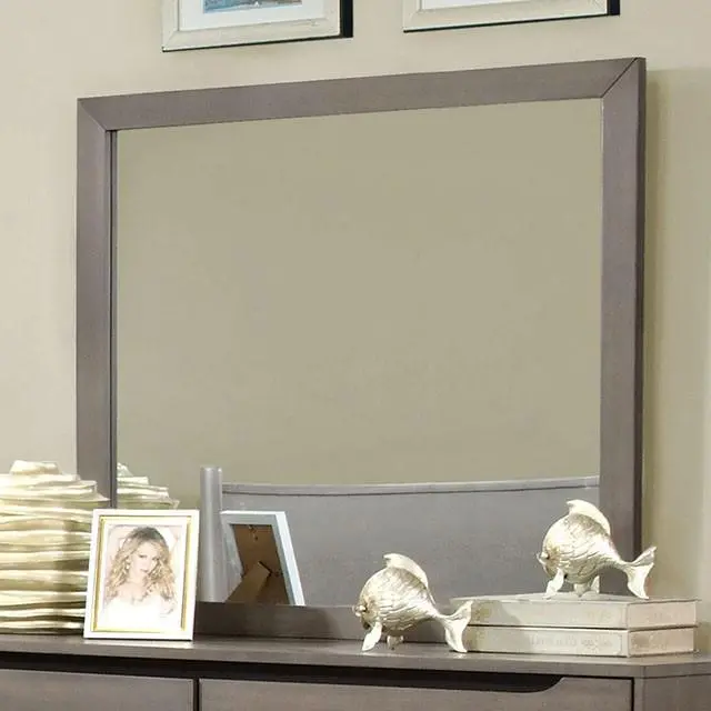 Lennart Gray Rectangular Wall Mirror 1