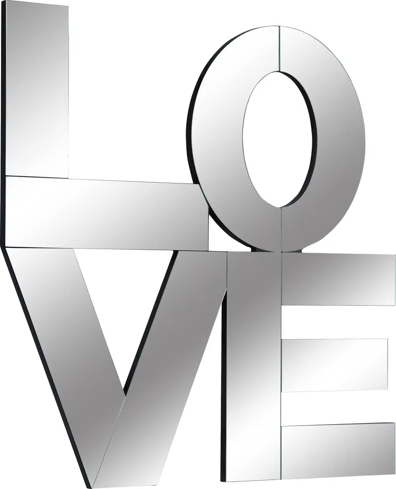 Love Mirror – Round Wall-Mounted Decorative Mirror 1