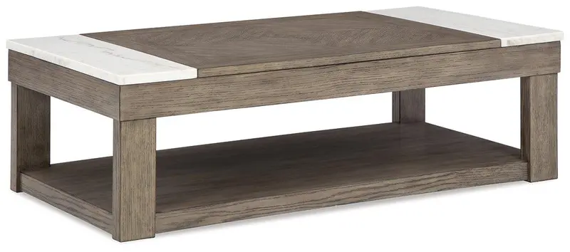 Loyaska Lift-Top Coffee Table With Hidden Storage 1