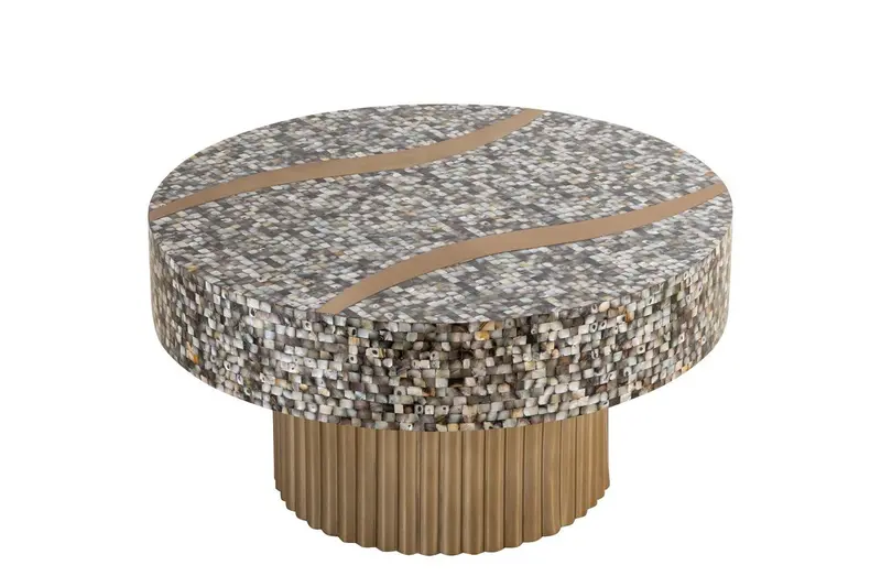 Luxury Gold Coffee Table – Galaxy Home T1207-32 1