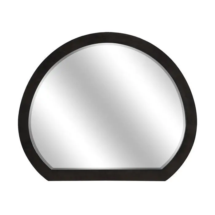 Lyric Brownish Gray Wall Mirror With Sleek Frame 1