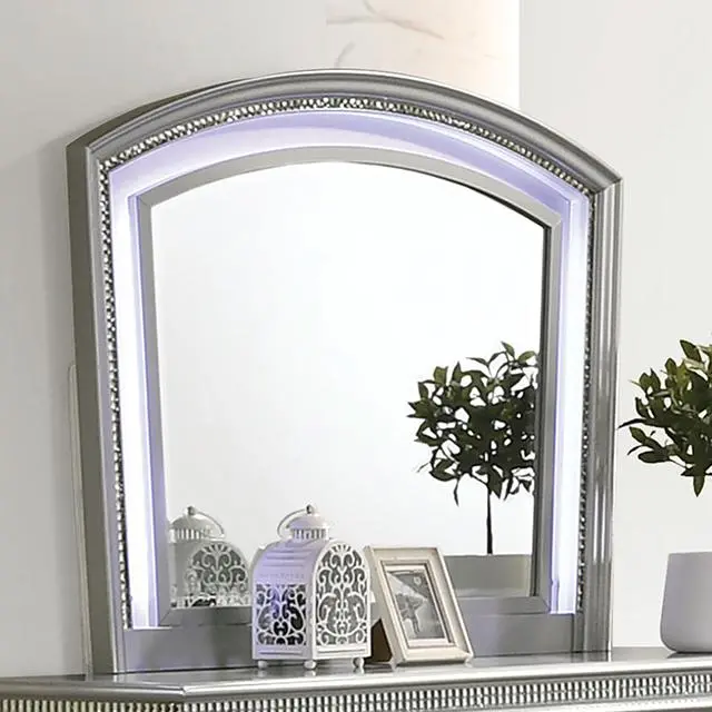 Maddie Silver Arched Mirror 1