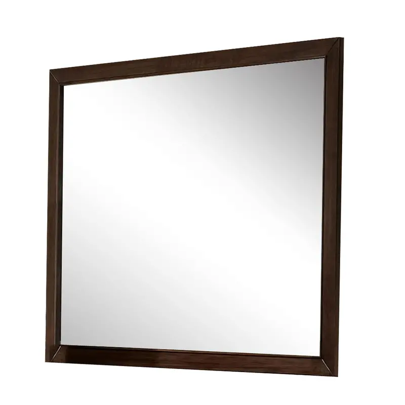 Madison Espresso Wall Mirror With Framed Design 1