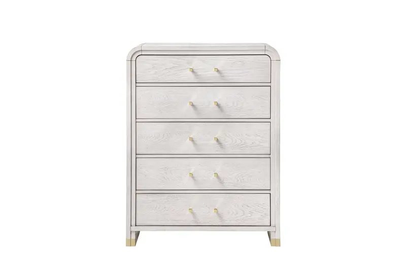 Malmo Oak 5-Drawer Chest Of Drawers 1