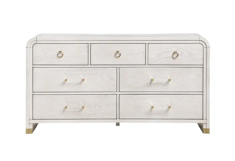 Malmo Oak 6-Drawer Dresser 1