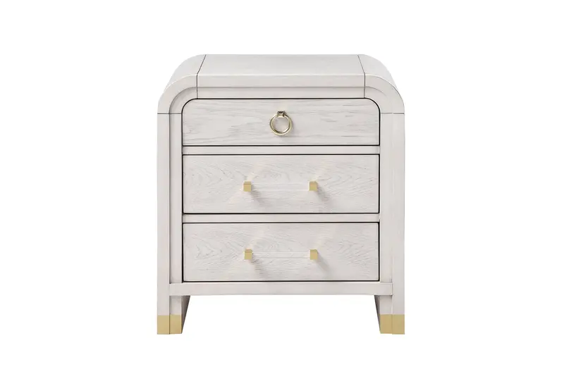 Malmo Oak Wooden Nightstand 1