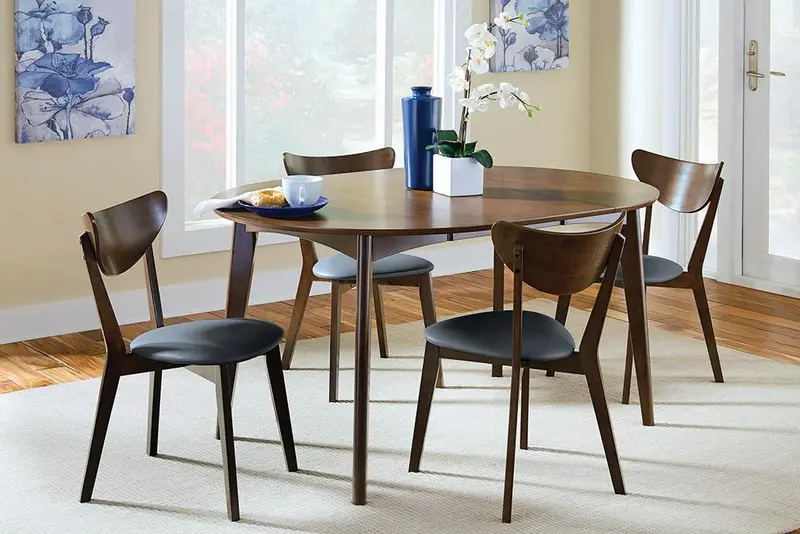 Malone Dark Walnut Dining Chair – Mid-Century Design 1