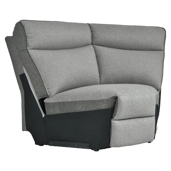 Maroni Corner Sofa Seat In Two-Tone Gray Fabric – 8259-Cr 1