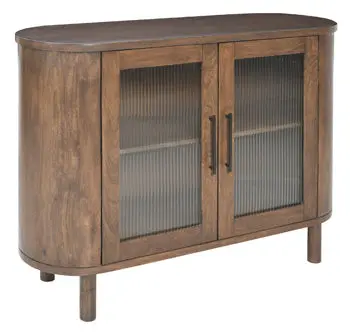 Mayridge Wooden Accent Cabinet With Open Shelving 1